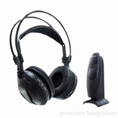Virtual 5.1-channel Surround Sound IR Headset with Frequency Response of 30 to 20000Hz for TV